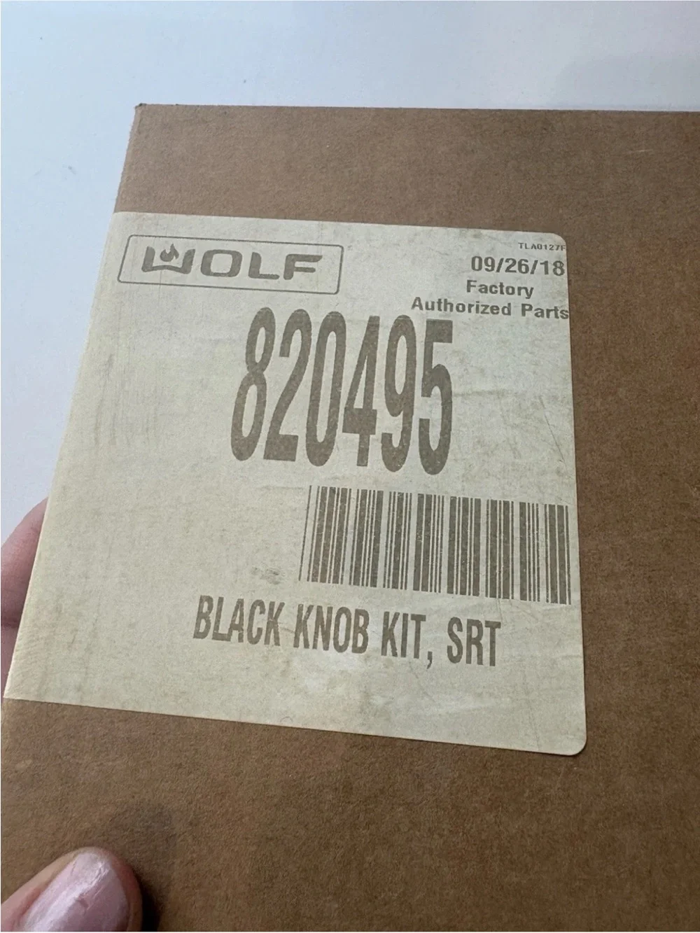 WOLF Black Knob Kit - Replacement Stove Knobs